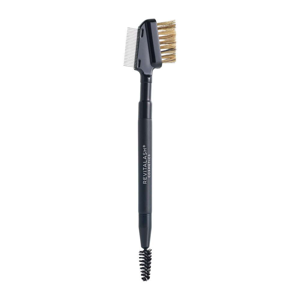 RevitaLash front view of 3-in-1 styler showing compact shape and portability for tidy grooming