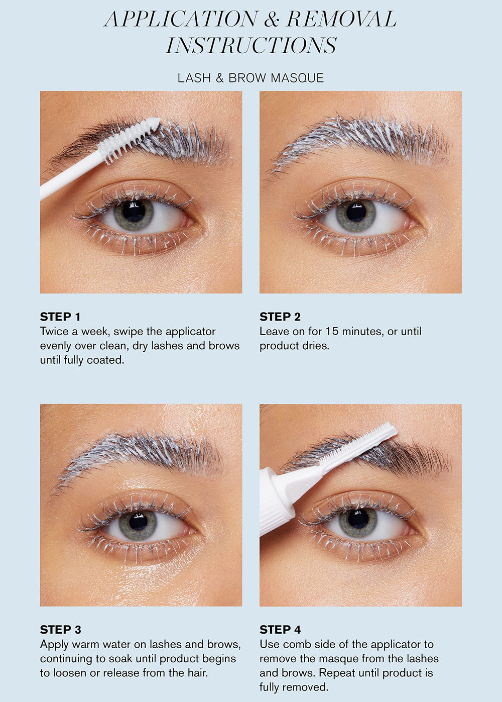 RevitaLash tube swipe showing creamy texture for hydration