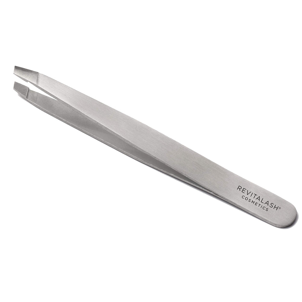 RevitaLash front view of tweezers showing ergonomic grip and professional design benefits