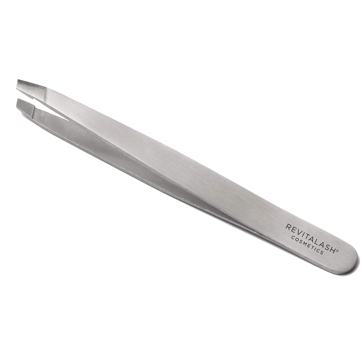 RevitaLash front view of tweezers showing ergonomic grip and professional design benefits