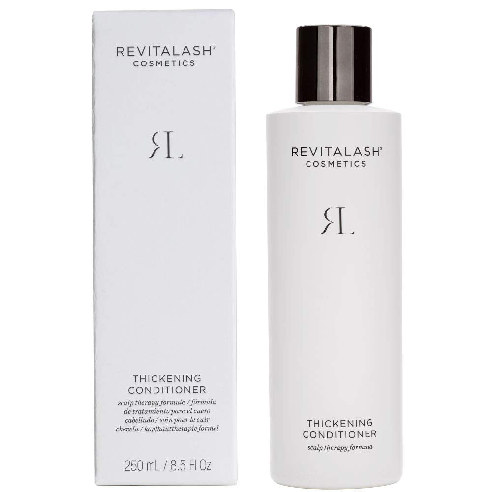 RevitaLash pump-dispensed creamy texture close-up showing hydrating consistency
