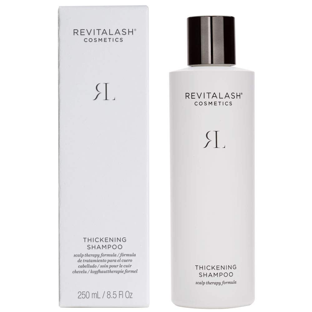 RevitaLash pump dispensing shampoo texture for easy, controlled use