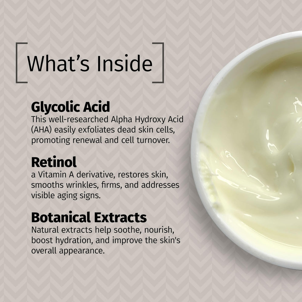 Reviva Labs close-up shows skin with improved texture and radiance potential
