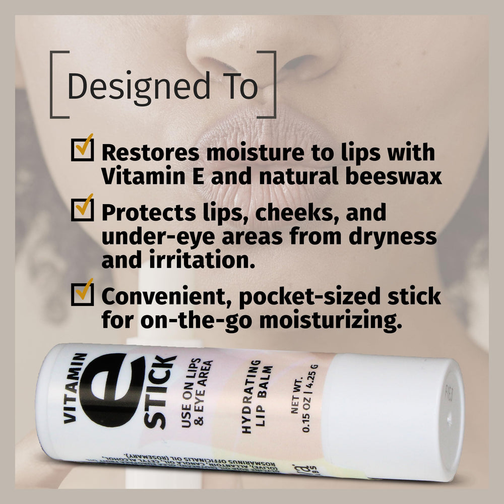 Reviva Labs Vitamin E Stick under-eye hydration for delicate skin.