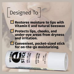 Reviva Labs Vitamin E Stick under-eye hydration for delicate skin.