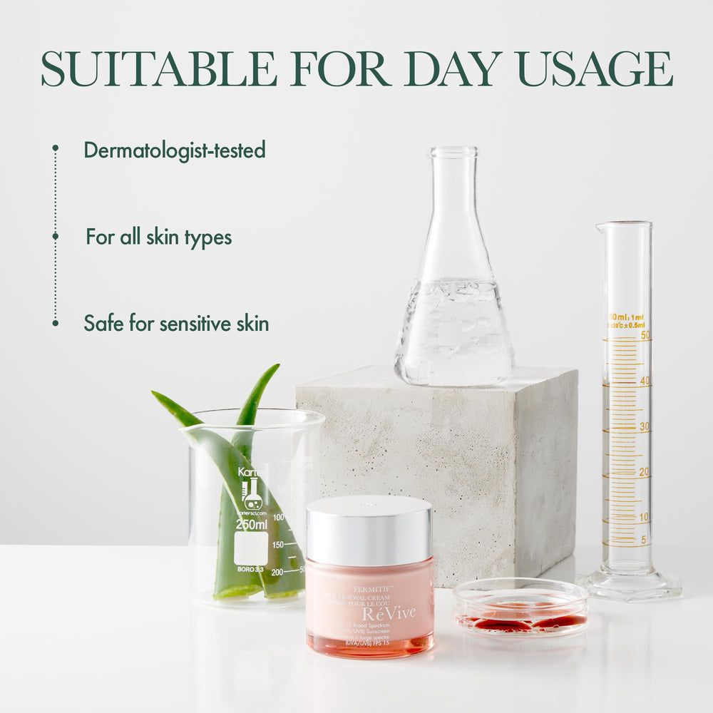 RéVive Fermitif bio-firming peptides visual suggests elasticity-boosting performance