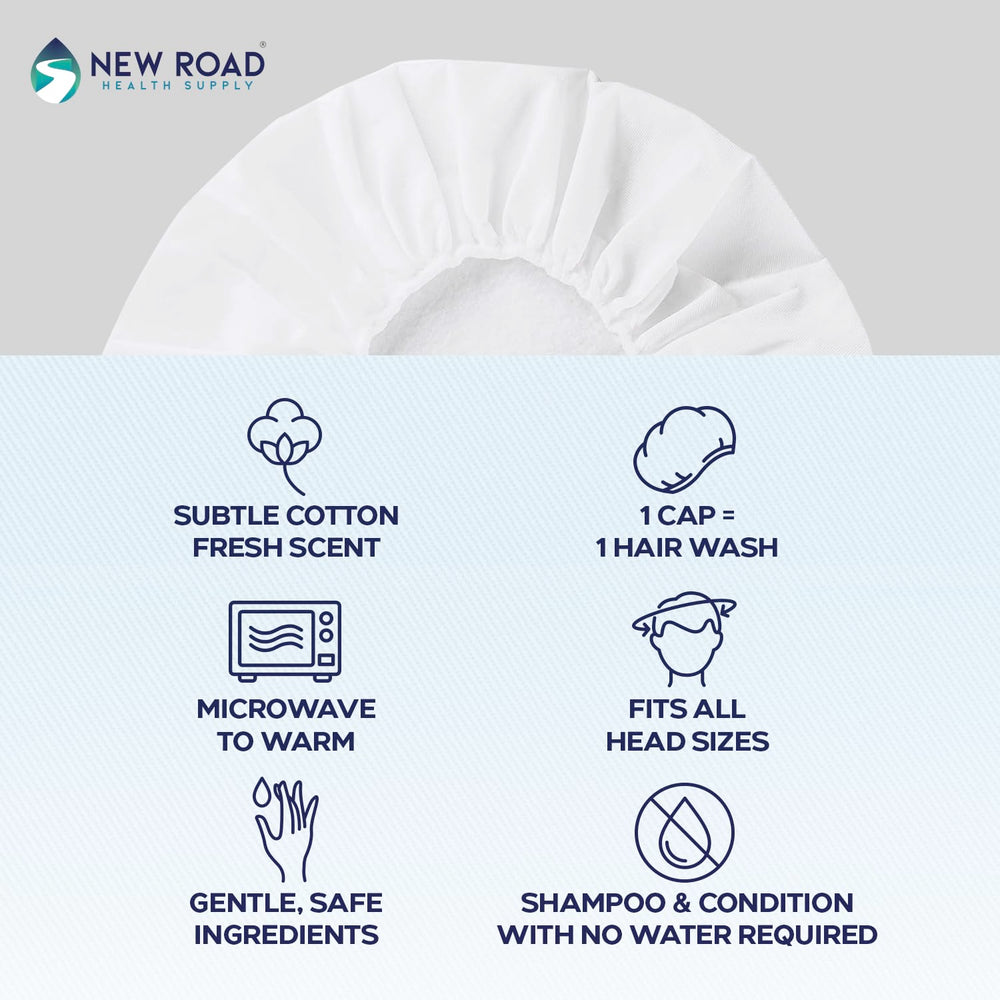 Revive Rinse-Free Shampoo Cap microwaved for quick activation