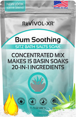 REVIVOL-XR Sitz Bath salts pouch ready to mix for soothing soaks.