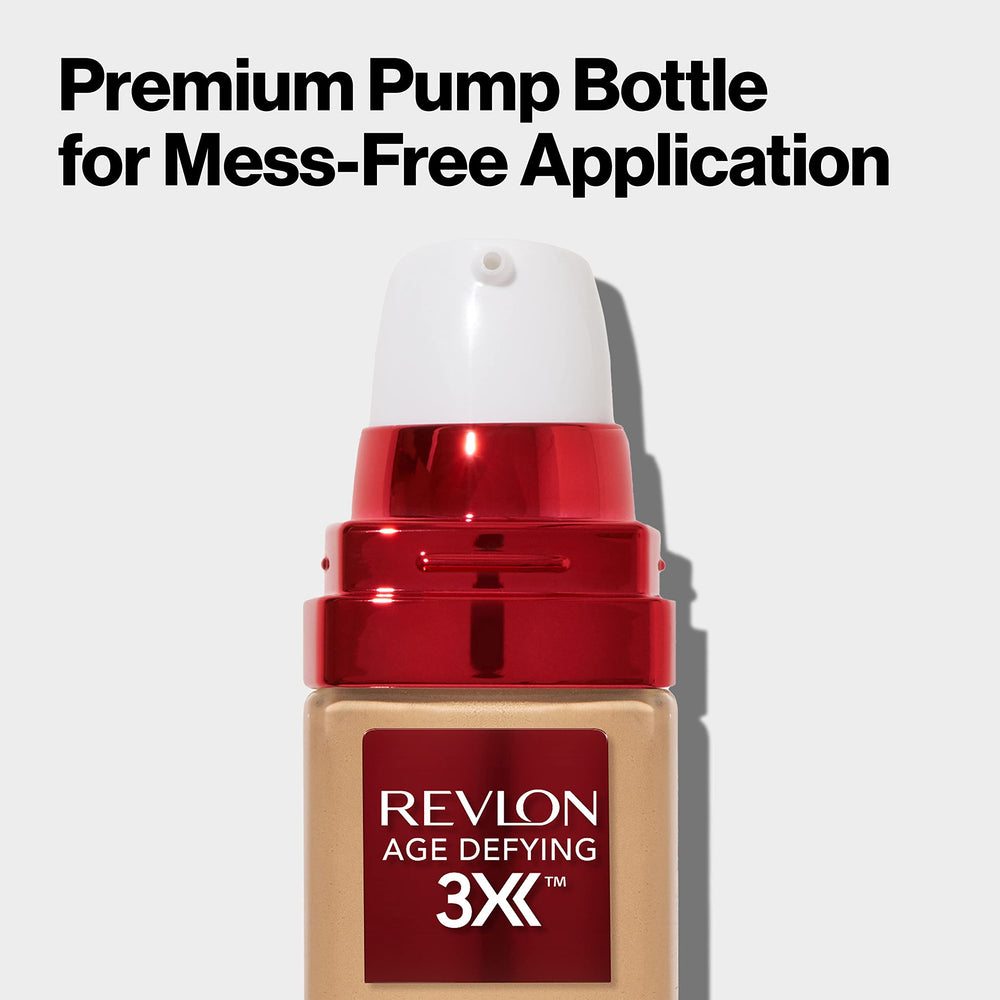 REVLON 010 Bare Buff swatch matches natural skin tone with subtle coverage.