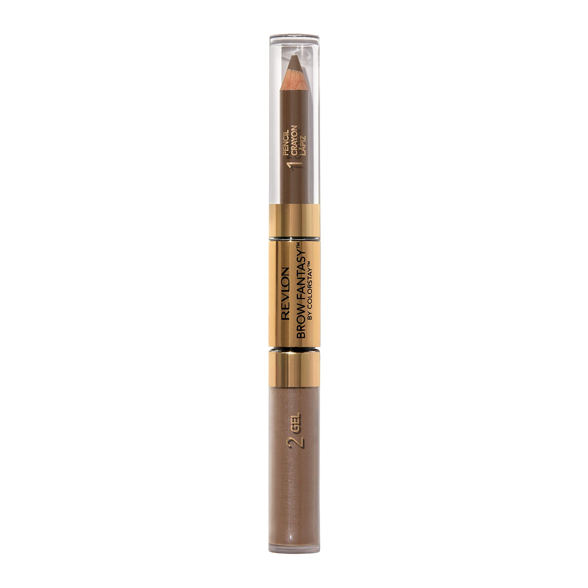 Revlon Brow Fantasy dual-ended pencil and gel for natural, long-wearing brows.