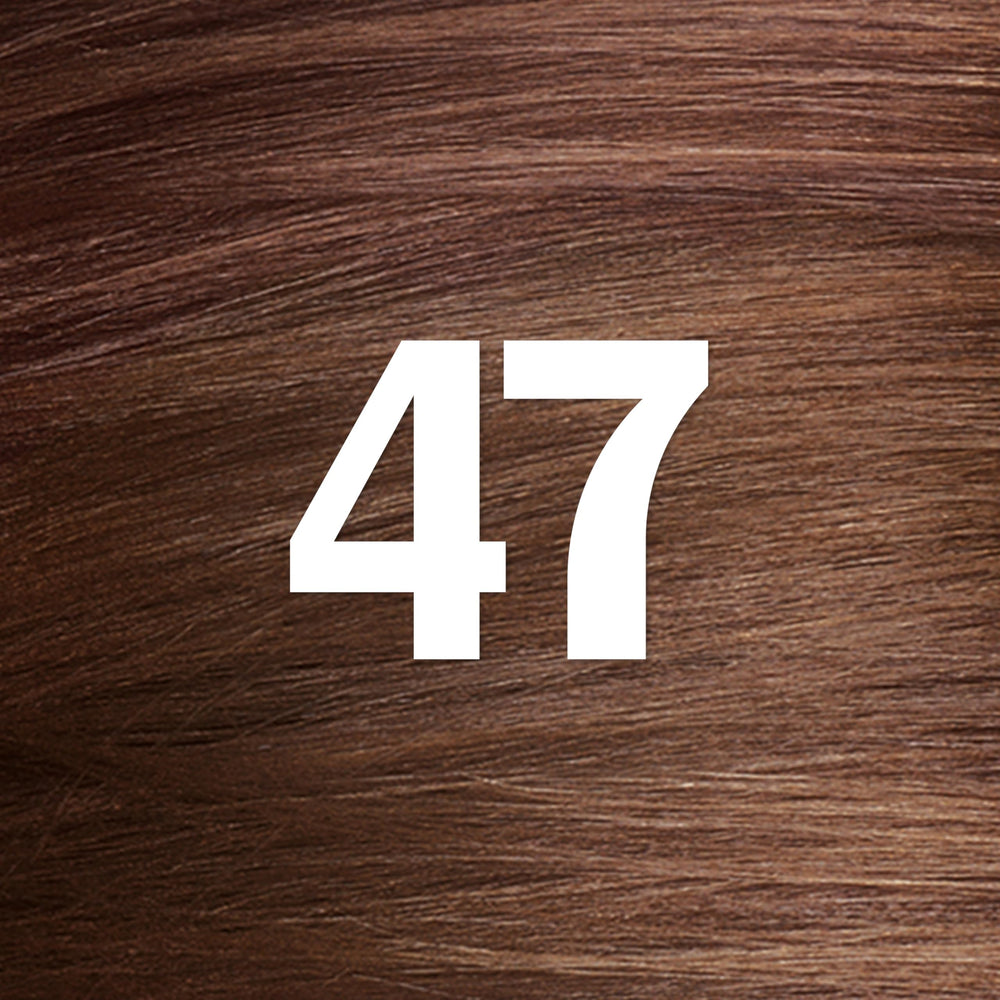 Revlon ColorSilk color-cream closeup emphasizes even application and gray coverage