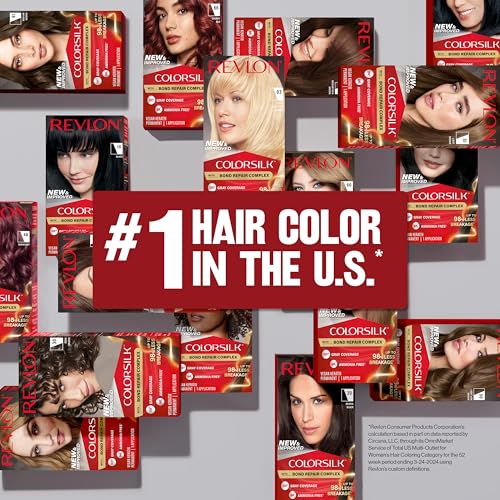 Revlon ColorSilk no-mess gel texture seen during application