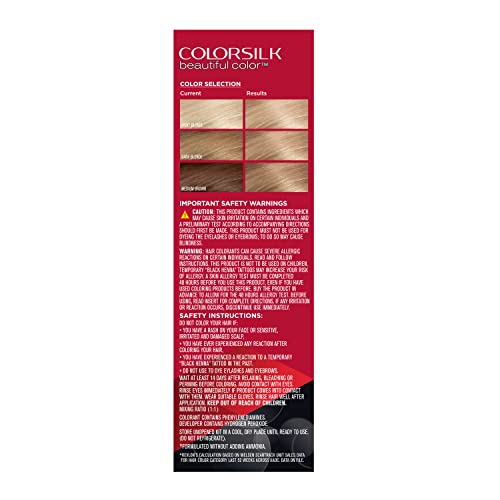 Finish feels silky and healthier after coloring with Revlon ColorSilk.