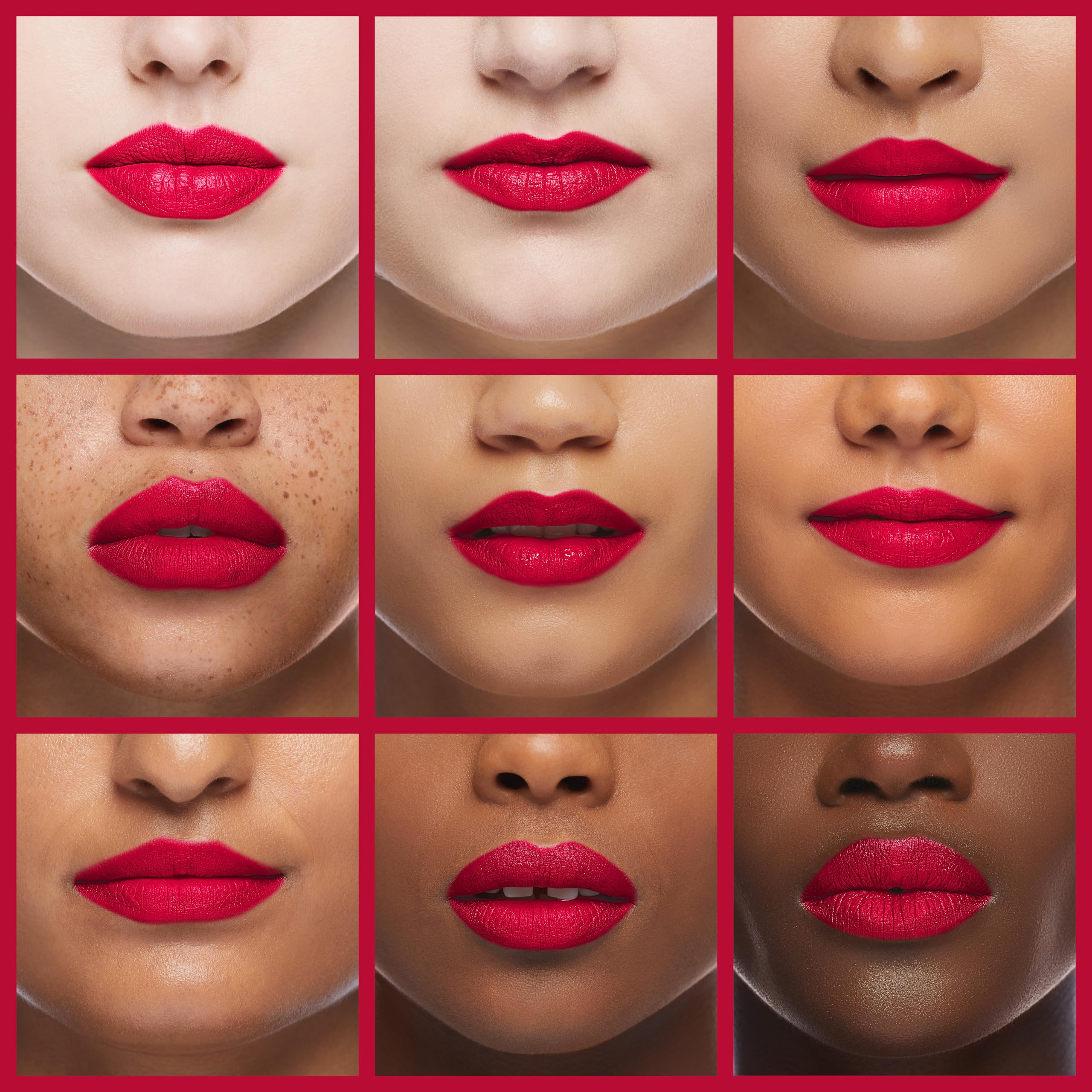 Revlon ColorStay 20-shade palette swatch for diverse look options.