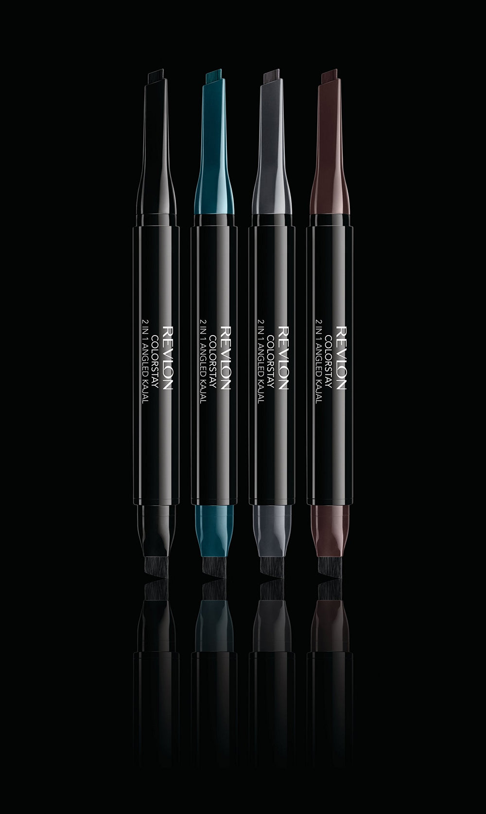 Revlon 2-in-1 angled kajal delivers precise application and rich black color