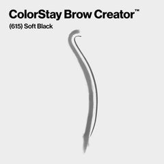 Revlon ColorStay Brow Creator brow powder application showing fullness and blendability