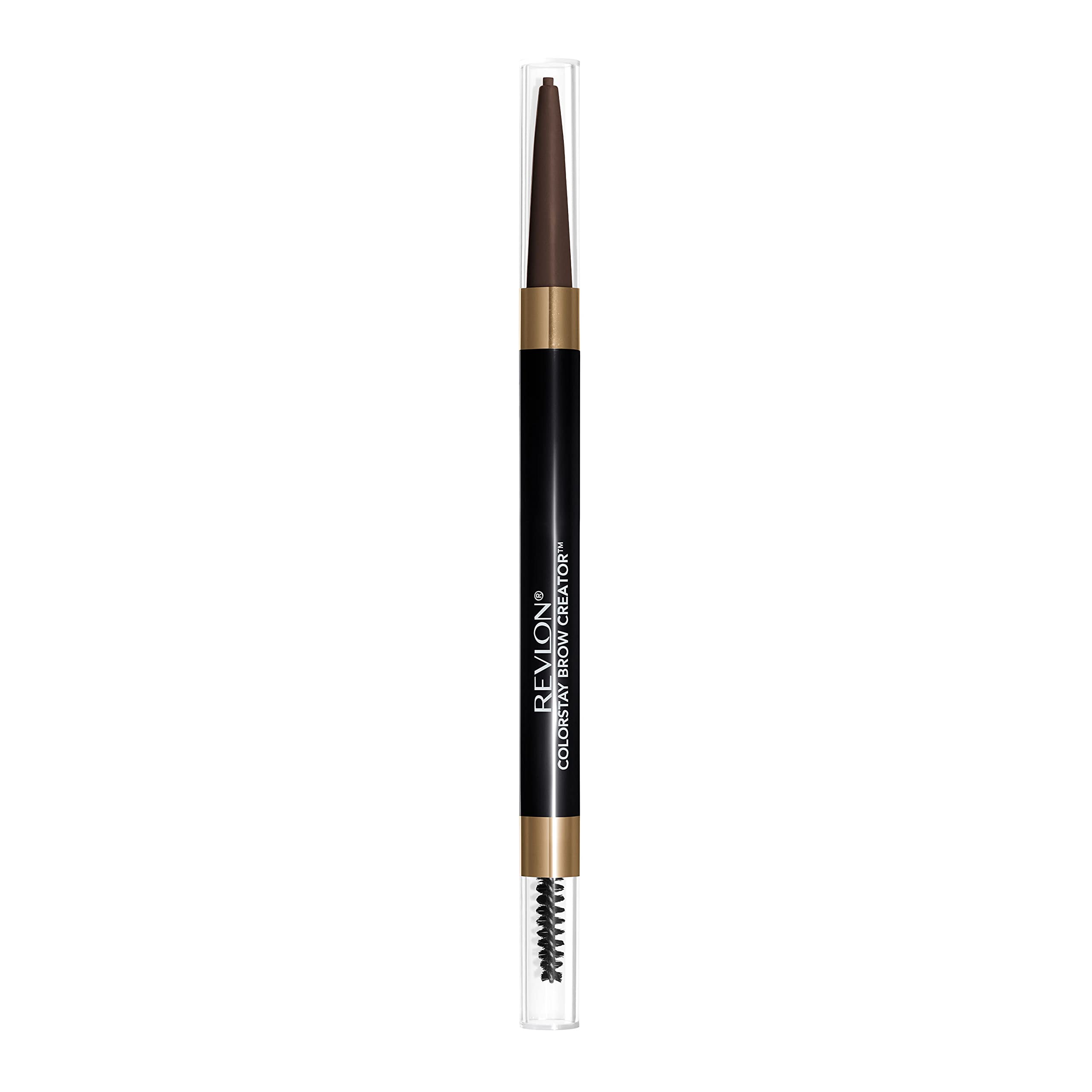 Revlon ColorStay Brow Creator pencil tip for precise hair-like strokes.