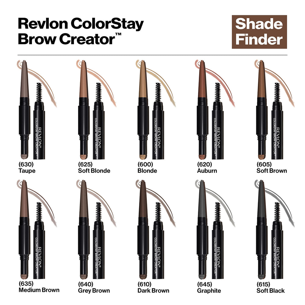 Revlon ColorStay Brow Creator waterproof formula provides long wear.