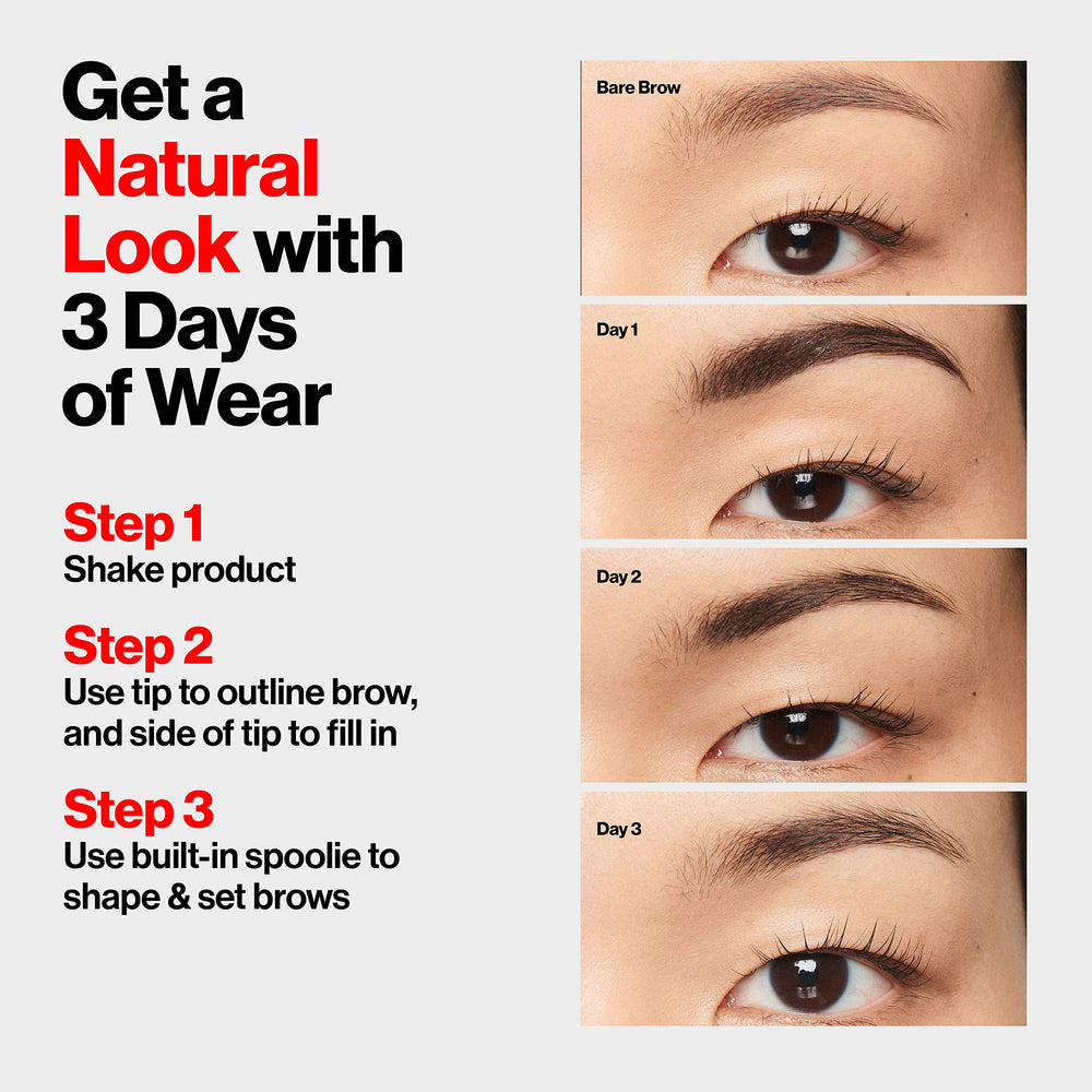 Revlon ColorStay Brow Ink transfer-proof wear stays in place.