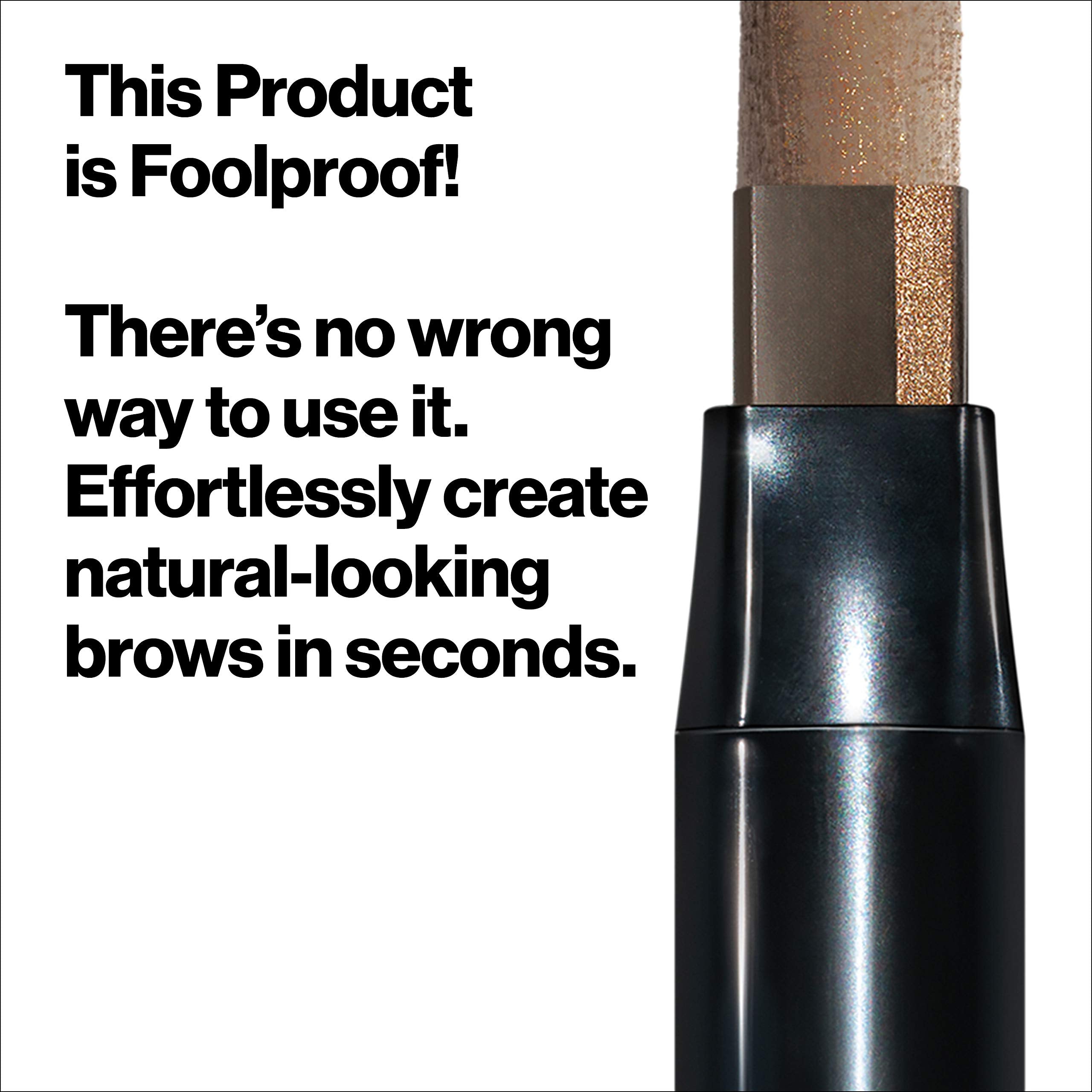 Revlon ColorStay BrowLights two-toned lead demonstrates depth and dimension.