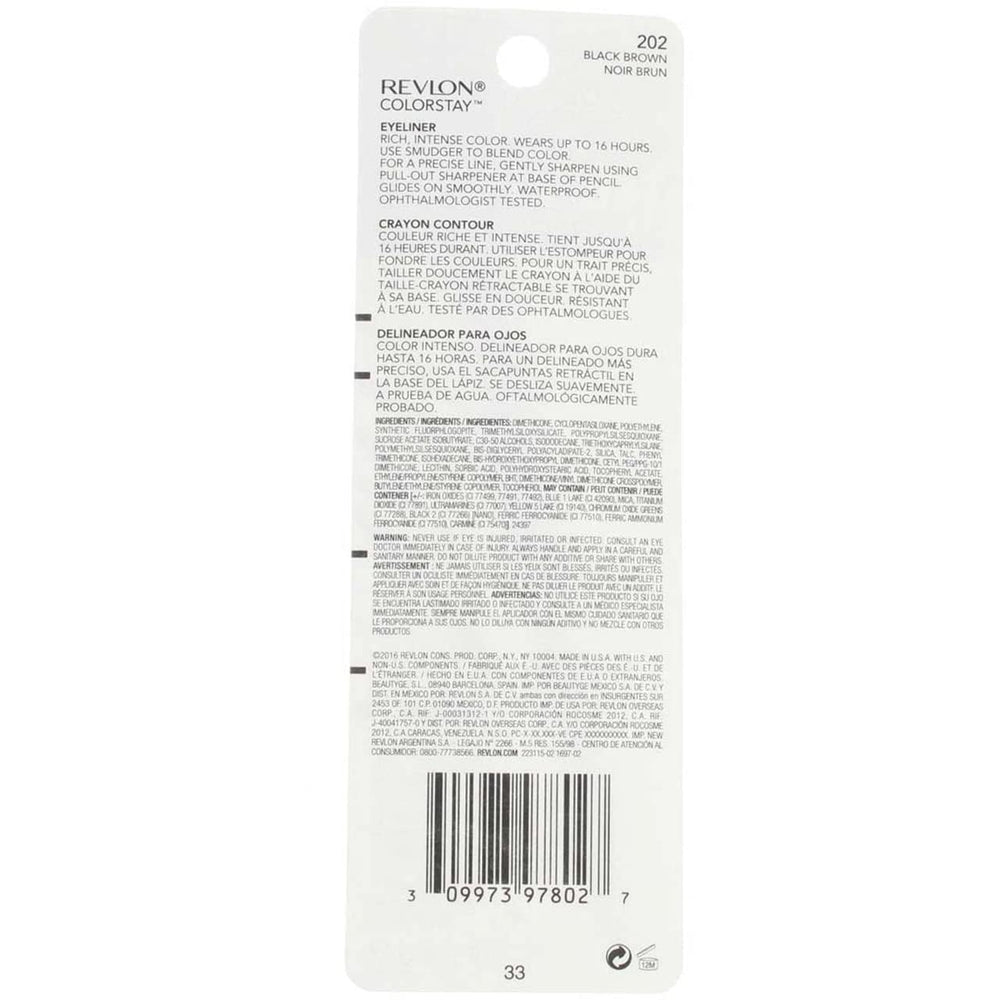 Delineador REVLON ColorStay SoftFlex con trazo fino y color intenso que dura