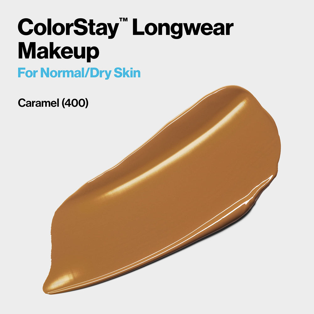 Revlon ColorStay SPF 20 label highlighting sun protection and breathable wear