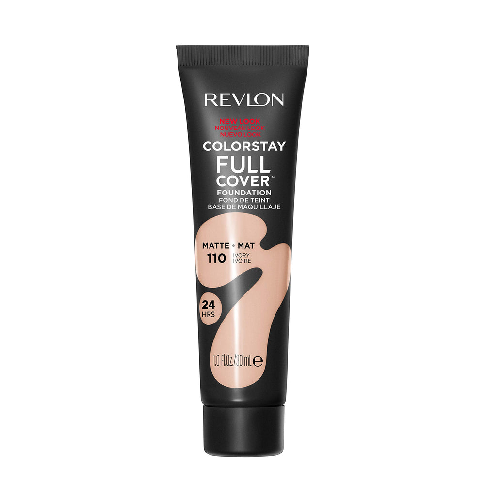 Revlon ColorStay Ivory 110 shade swatches show color options