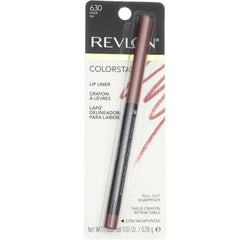 Revlon ColorStay Lip Liner SoftFlex Nude 630 packaging closeup emphasizes value in 2-pack