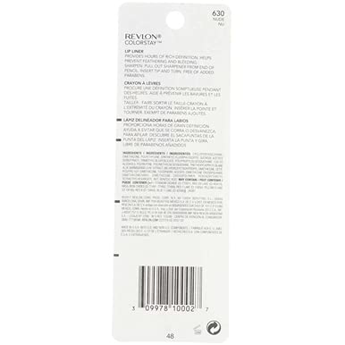 Revlon ColorStay Lip Liner SoftFlex Nude 630 retail display aids selection