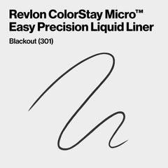 REVLON ColorStay Micro Easy Precision Liquid Eyeliner waterproof formula resists sweat and water for lasting wear
