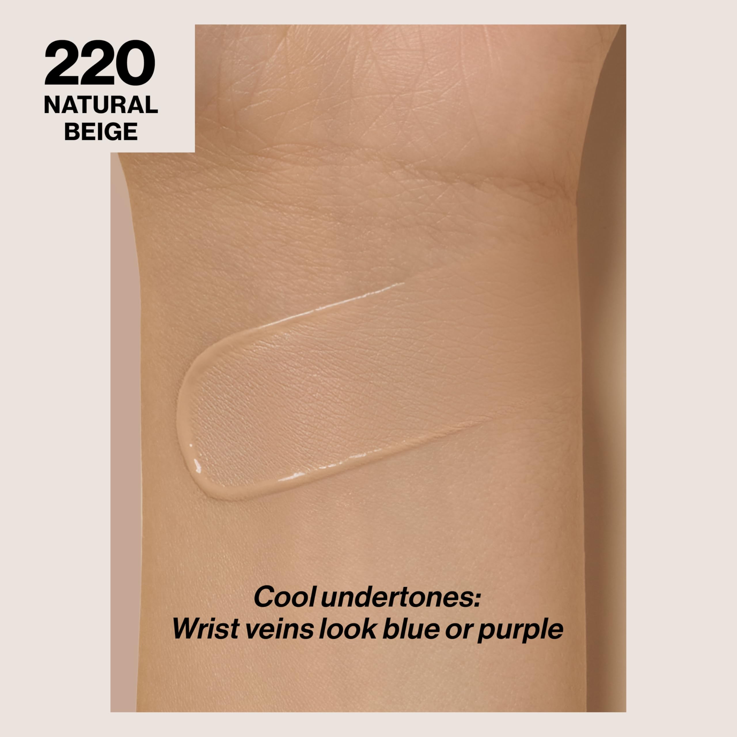 Revlon ColorStay normal/dry skin bottle close-up highlighting hydrating finish.