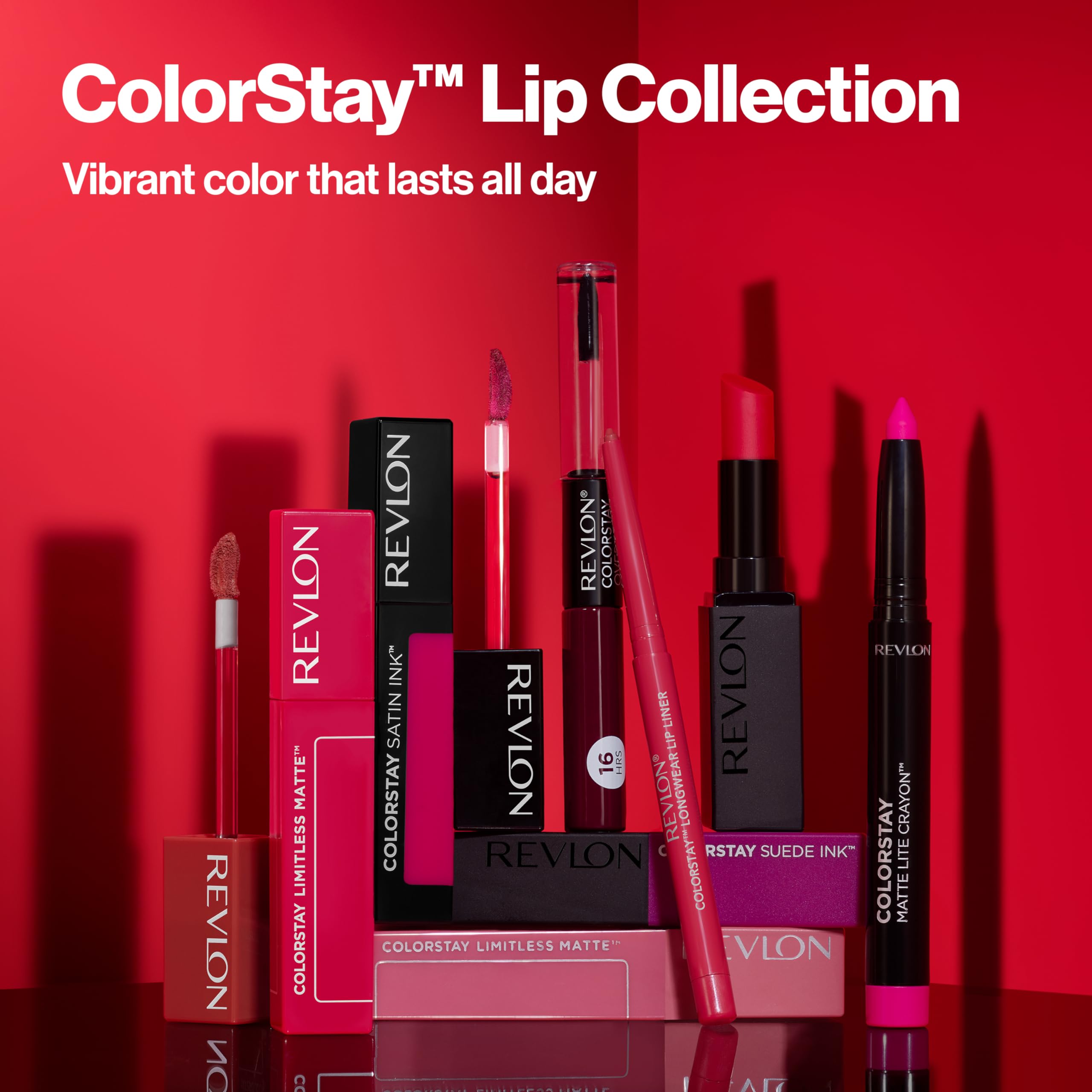 REVLON ColorStay Overtime lipcolor packaging closeup