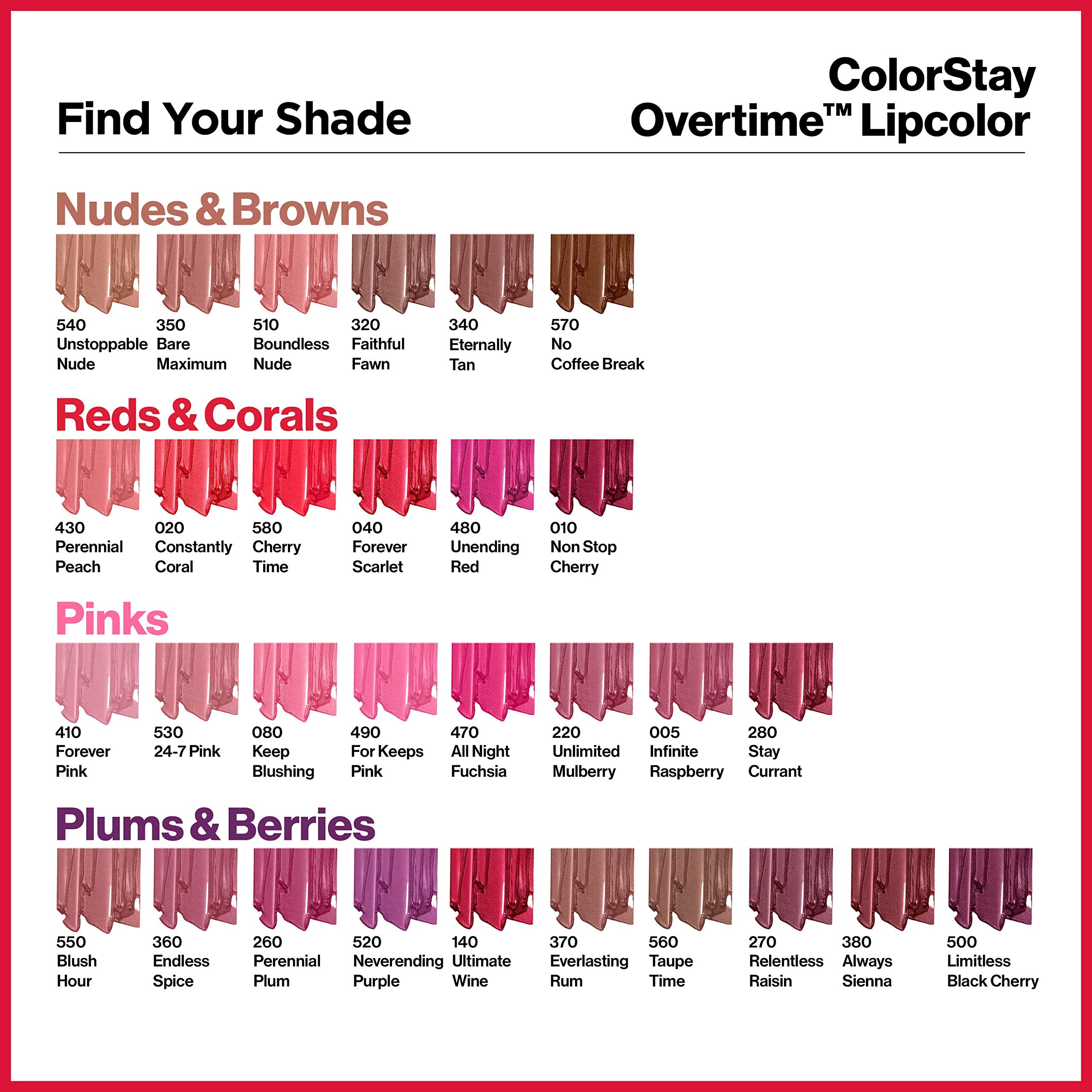 Revlon ColorStay Overtime Lip Color Stay Currant ombre look idea with gradual shade transition