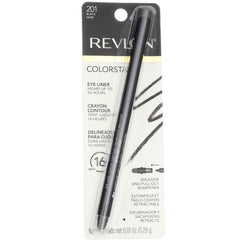 REVLON ColorStay Pencil Waterproof Eyeliner closeup application for precise definition and long-lasting wear.