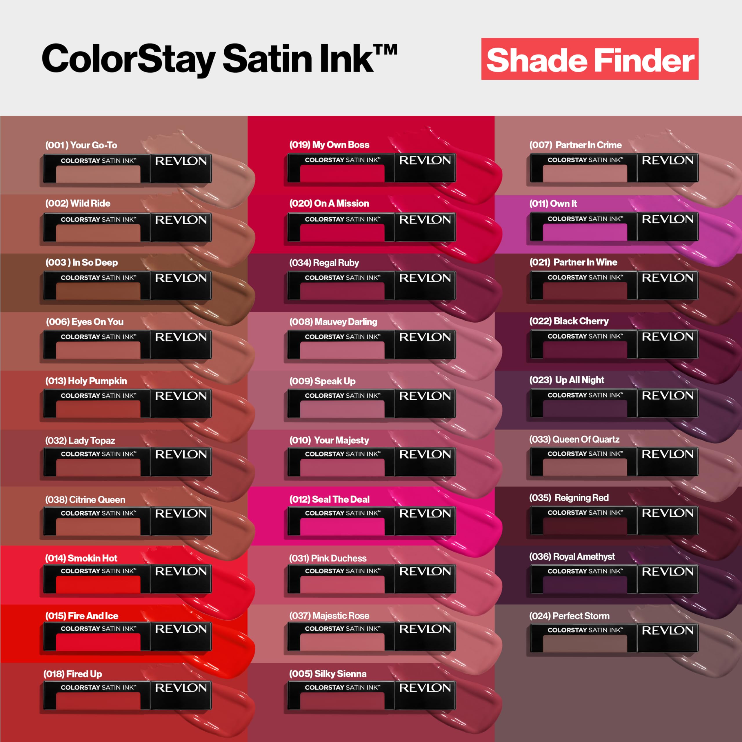 REVLON ColorStay Satin Ink On a Mission on lips in natural light