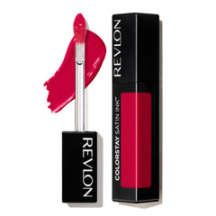 REVLON ColorStay Satin Ink On a Mission swatch shows lasting satin color