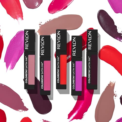 REVLON ColorStay Satin Ink tube with reflective cap showcases packaging