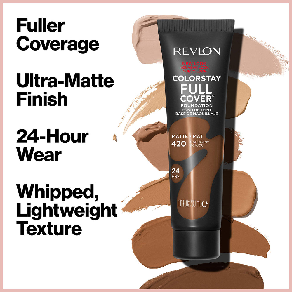 Revlon ColorStay swatch on forearm shows even tone and coverage.