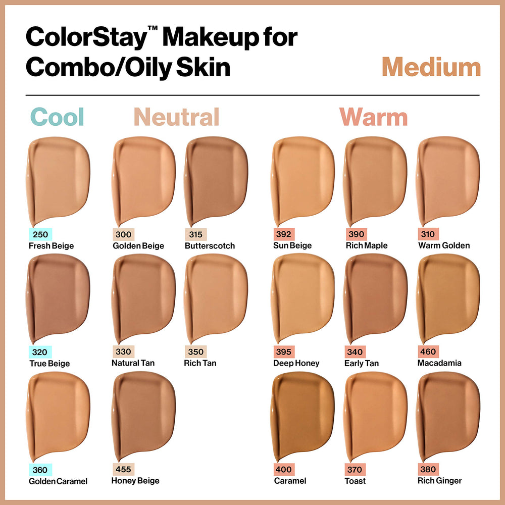 Transfer-proof formula shown on skin for active lifestyles.