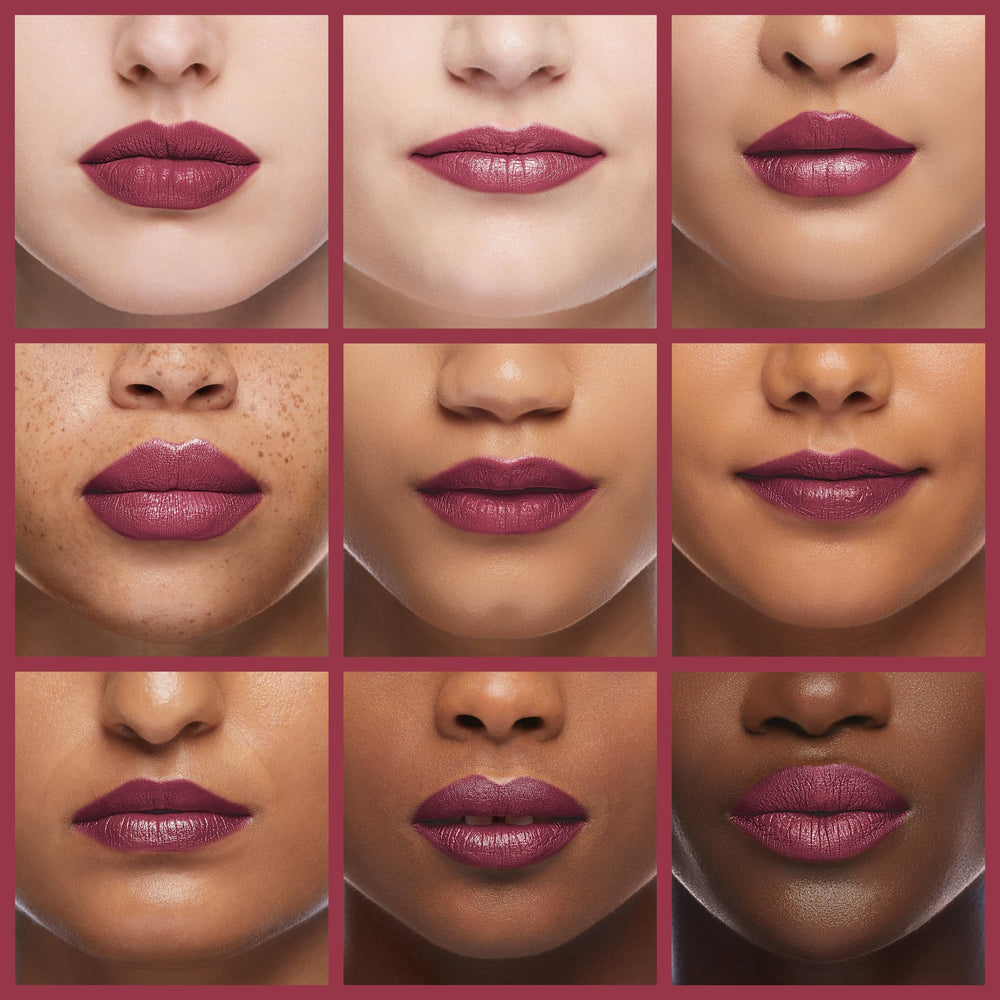 REVLON ColorStay satin finish closeup reveals velvety texture for comfortable wear.