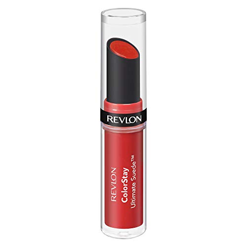 REVLON ColorStay Ultimate Suede 093 Chic swatch on arm with vibrant payoff