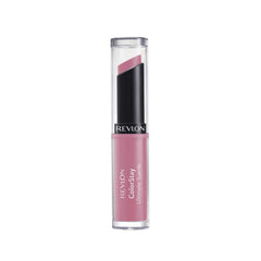 Revlon ColorStay Ultimate Suede Lipstick 010 close-up application shows smooth color payoff.