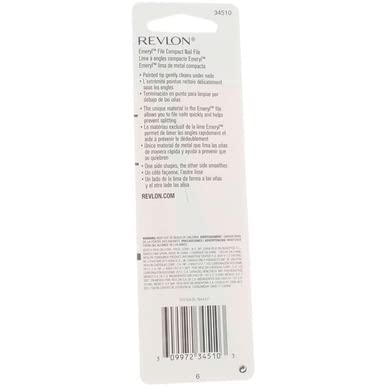 Revlon Emeryl File portable pack keeps nail care ready anywhere.