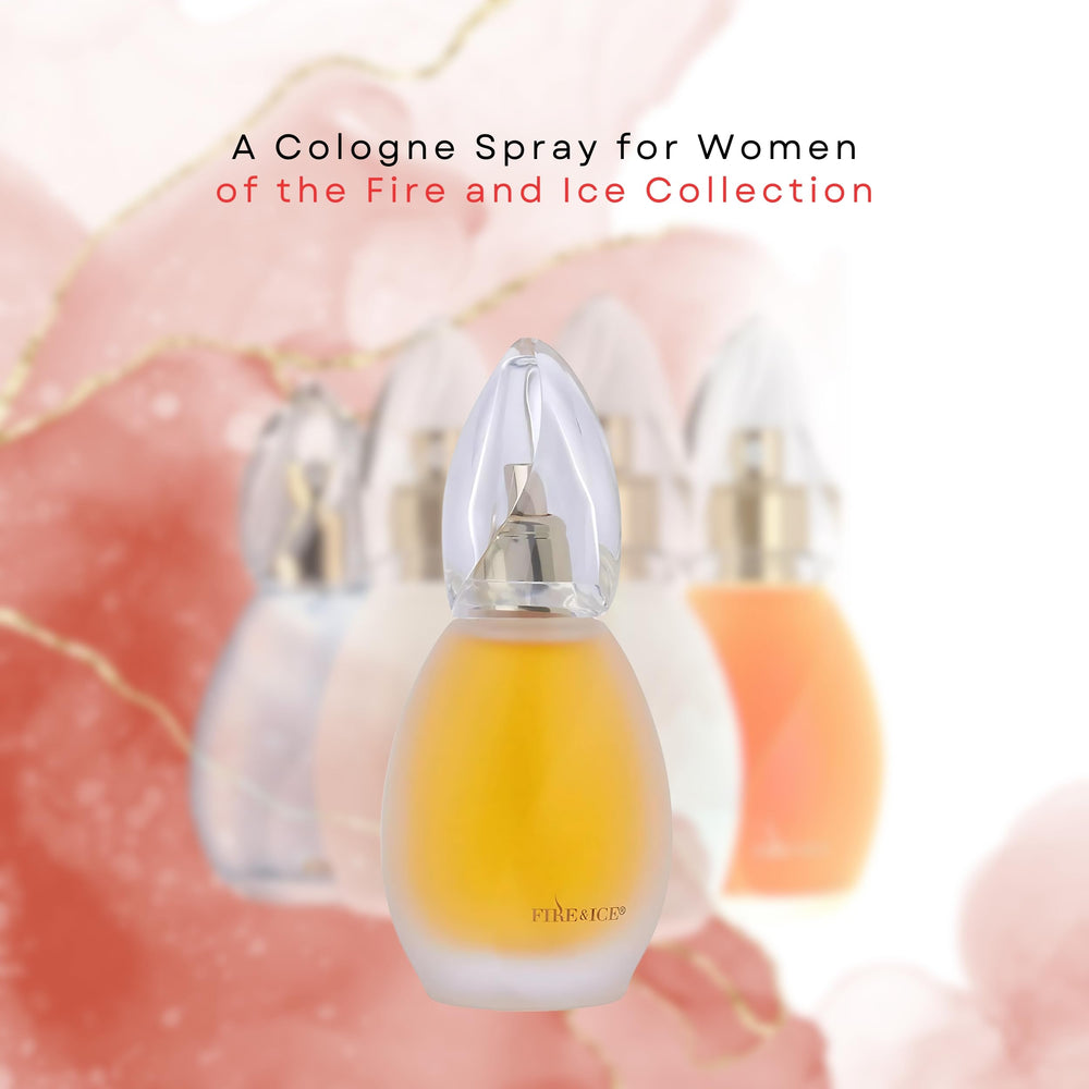 Revlon Fire & Ice bottle back view showing elegant design