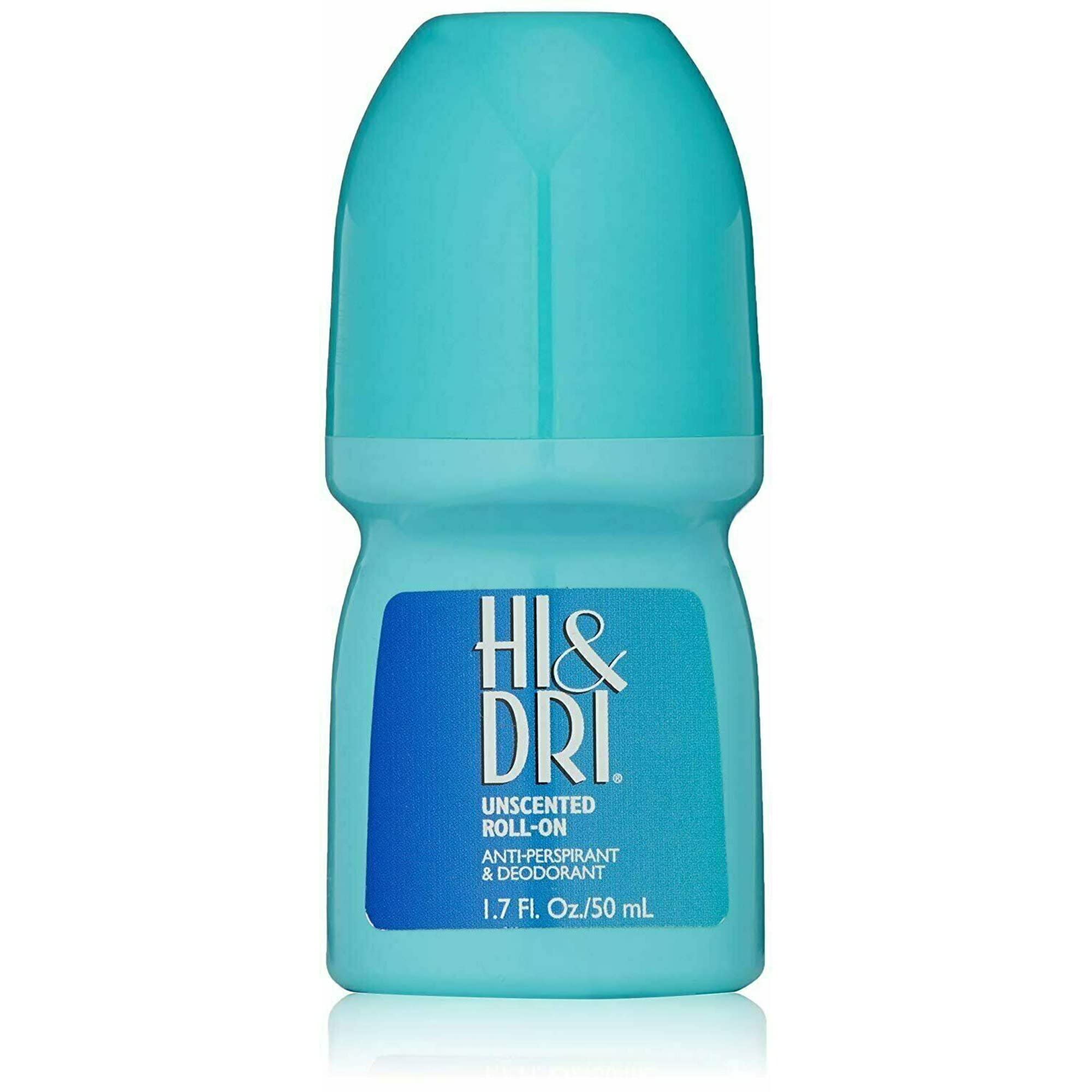 REVLON Hi Dri packaging image shows six-pack for reliable daily protection.