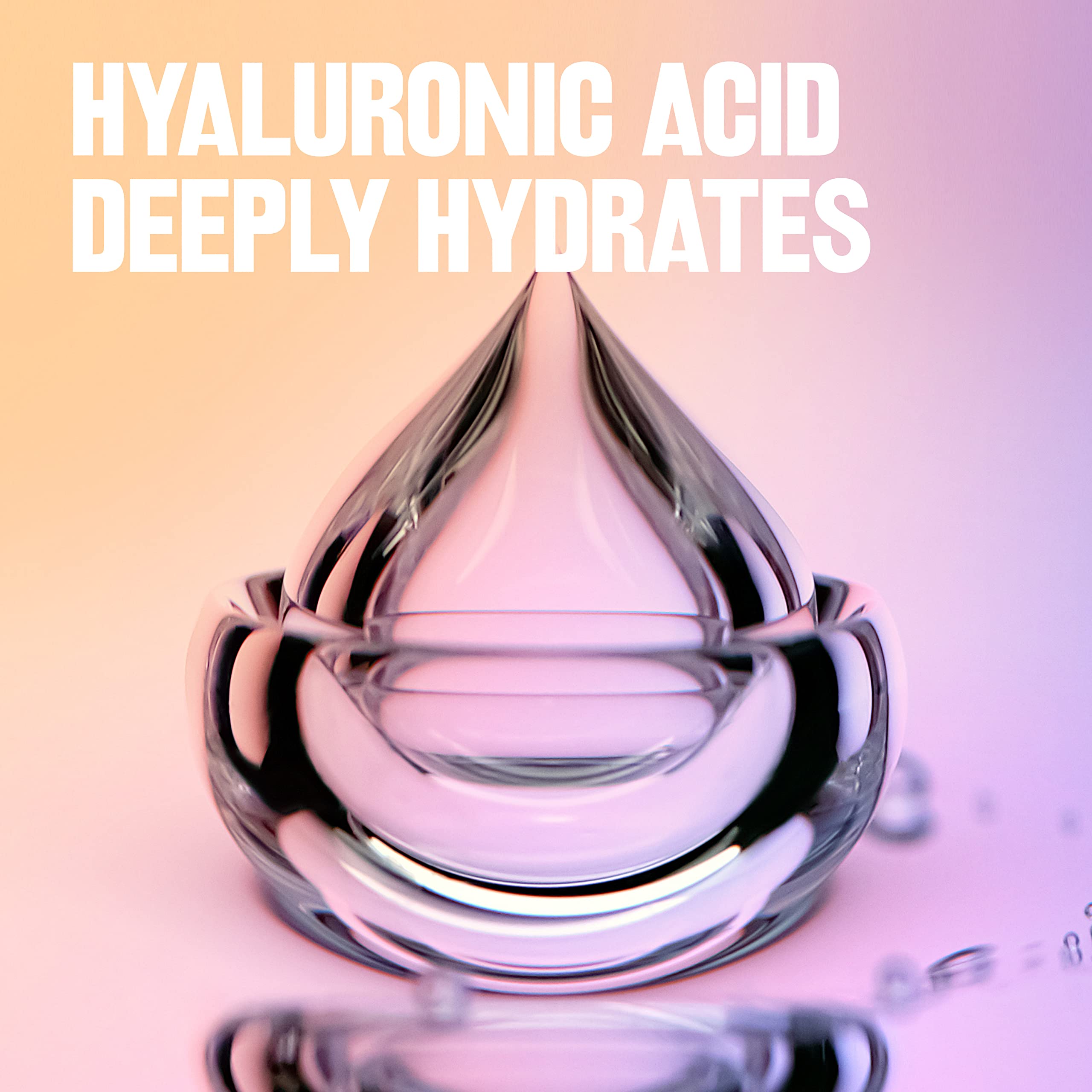 Revlon Illuminance ingredients graphic emphasizes 5% Squalane and Hyaluronic Acid.