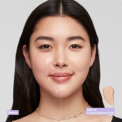 Revlon Illuminance packaging display suggests premium, skin-care inspired makeup.