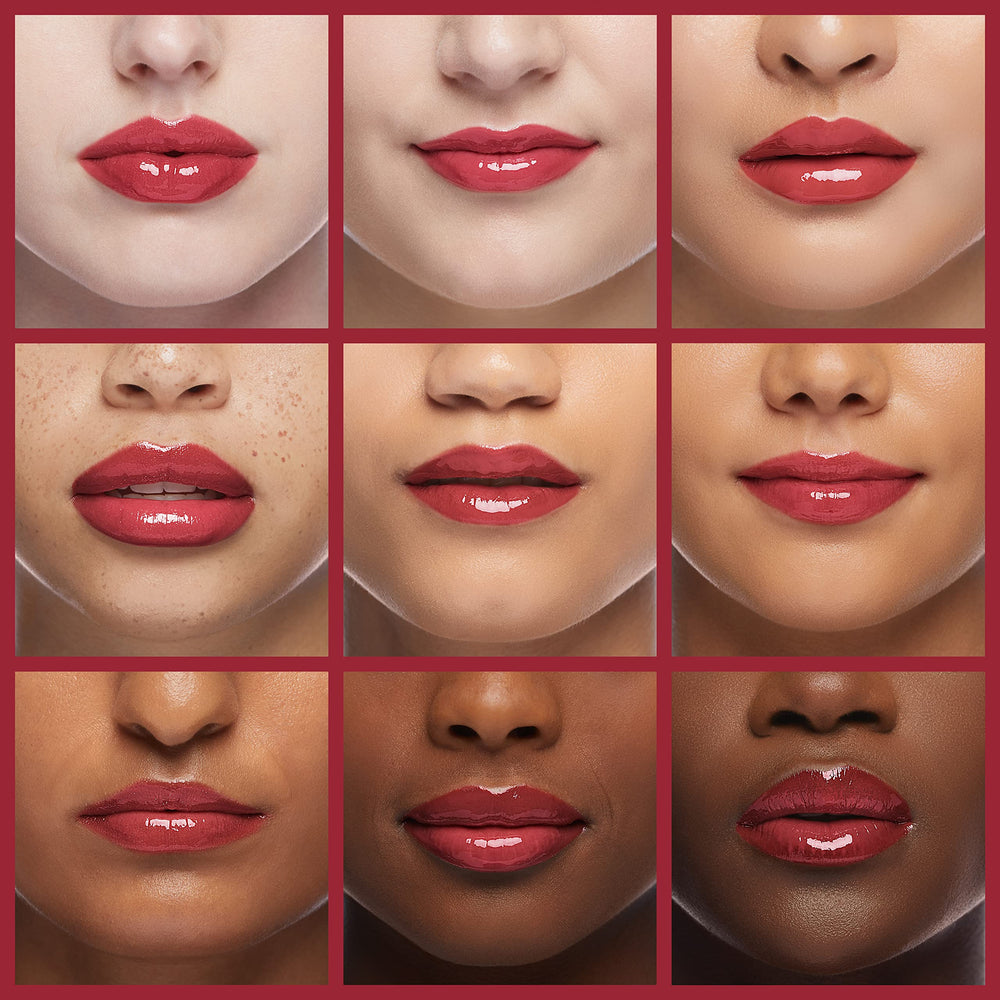 Revlon Ultimate Wine application image displaying smooth color and glossy top coat.