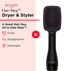 REVLON One-Step styling brush head enables quick smoothing and shaping