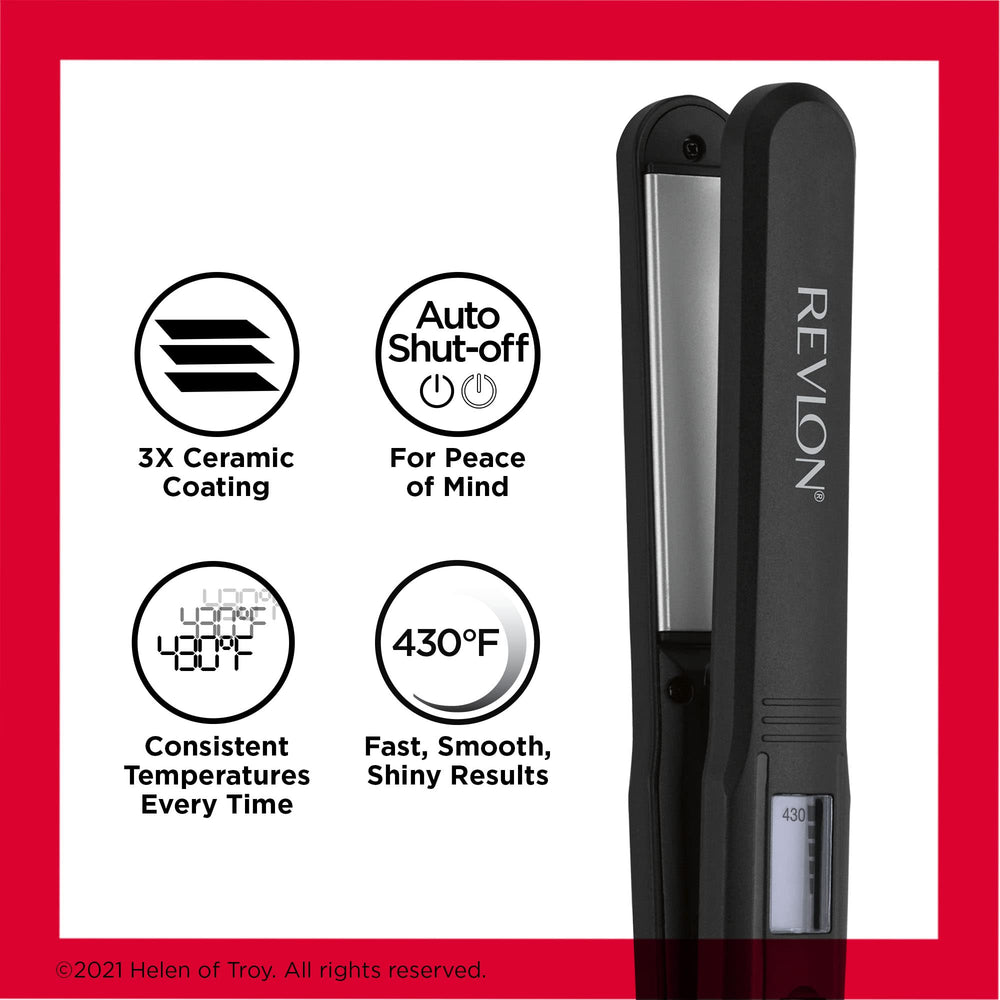 REVLON Perfect Heat auto shut-off provides safety after styling sessions
